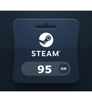 Steam Wallet Card €95 Activation Code Steam Key EUROPE